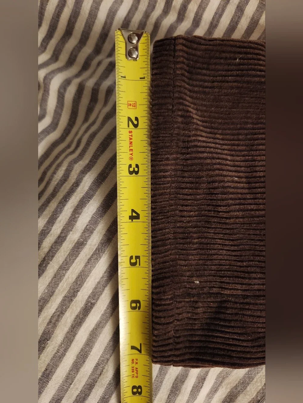 Gustin - Japan Chunky Cord, Brown Corduroy Pants, Size 32 Slim